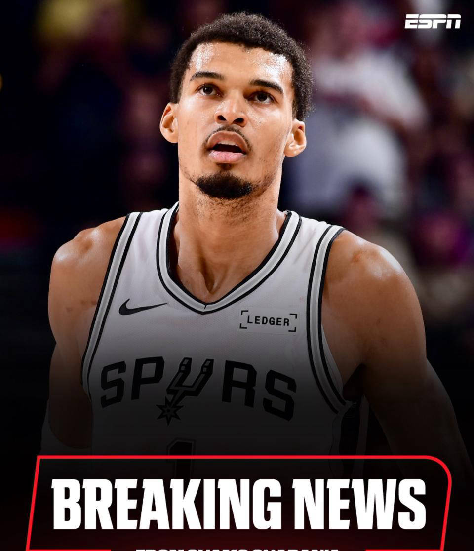 文班亚马左小腿拉伤确诊，或缺阵至少两周影响马刺战绩