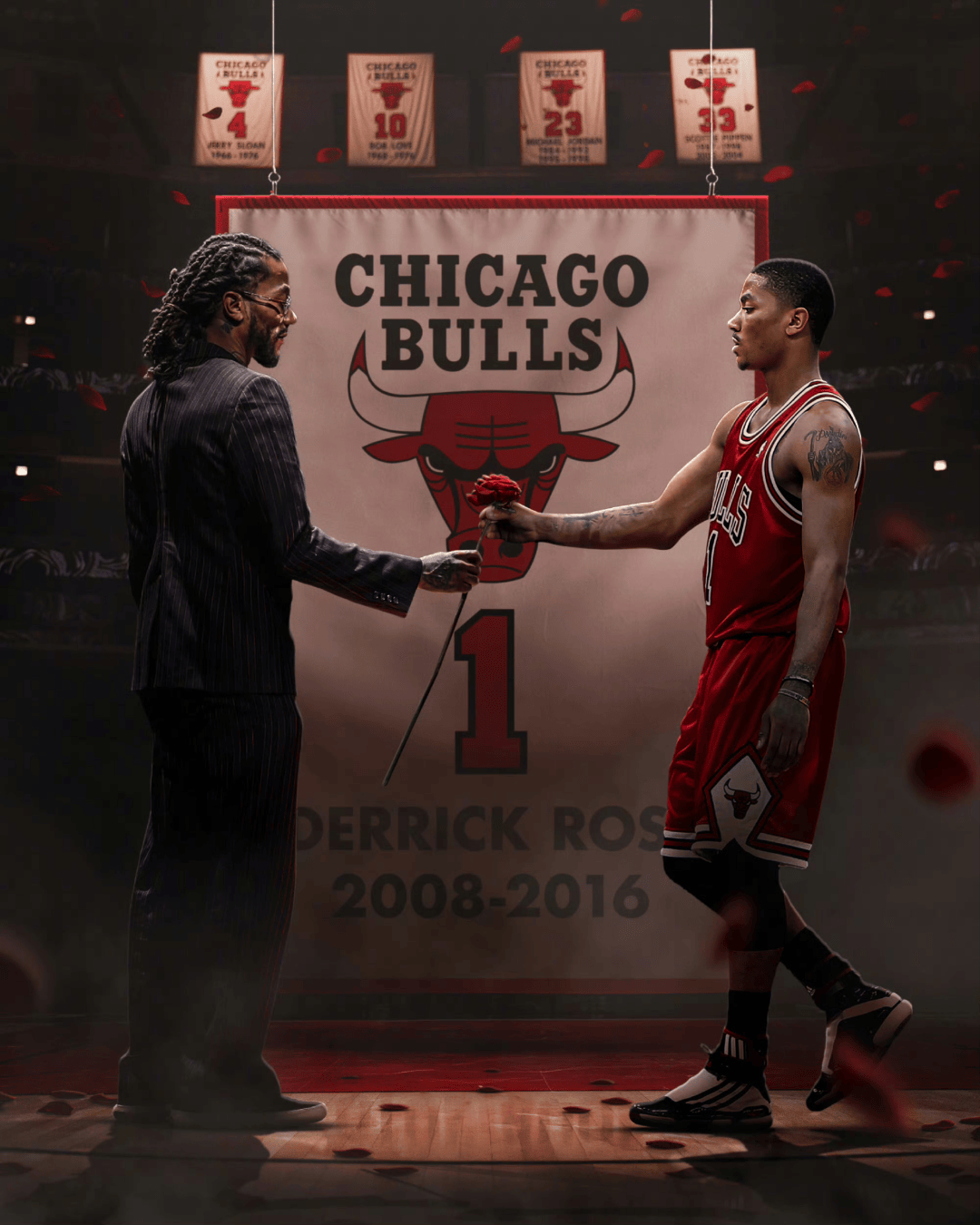 最浪漫的球衣退役仪式，属于最好的罗斯